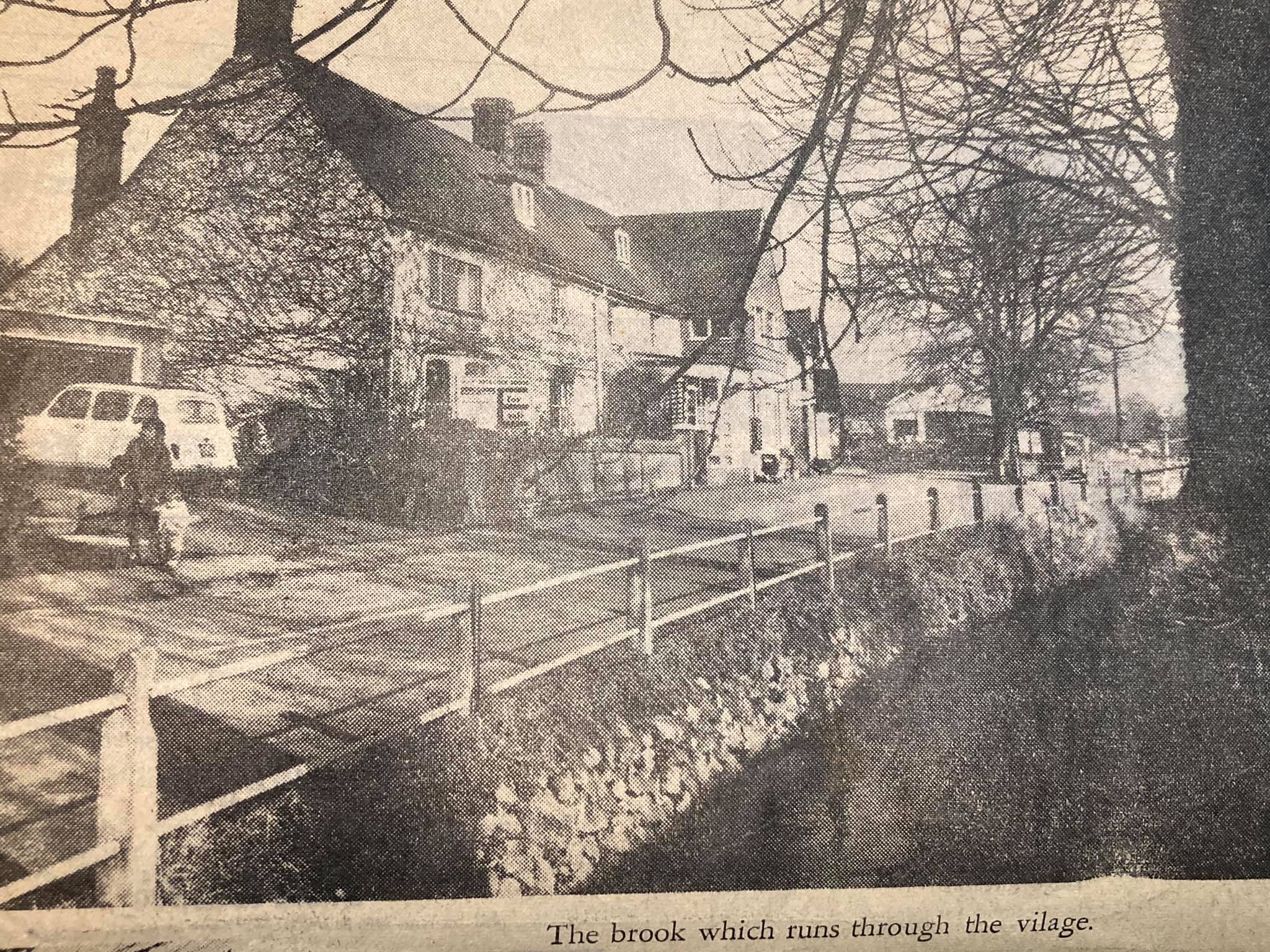 Wrestlingworth village scene