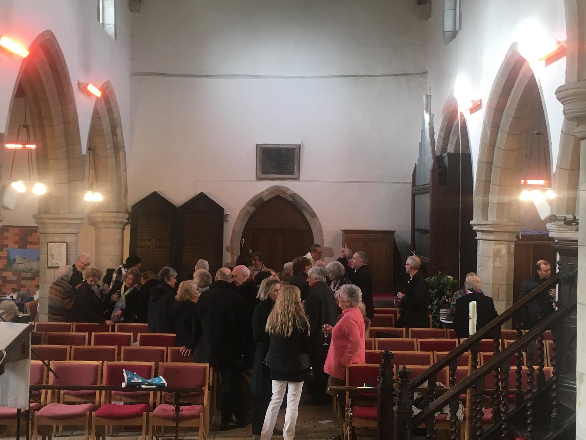 Traditional church ceremony at St Peter's