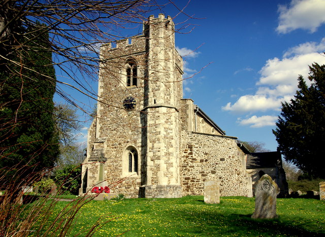 Exterior of St Peter's Church, Wrestlingworth